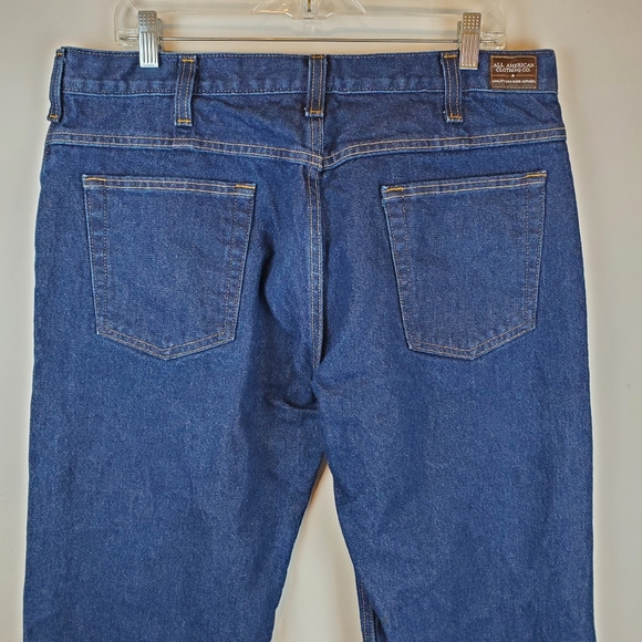 All American Clothing Mens Denim Blue Jeans Pants Size 38x32 Mens - Picture 7 of 13